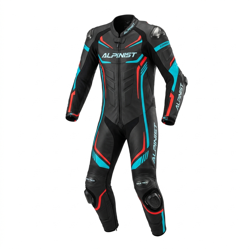1-Piece Leather Motorbike Racing Suit